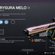 A screenshot of the Chrysura Melo auto rifle's stat page.